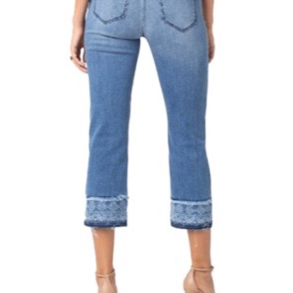 🌟Liverpool🌟 Sadie eyelet cuff crop jeans🌟 - Picture 3 of 12